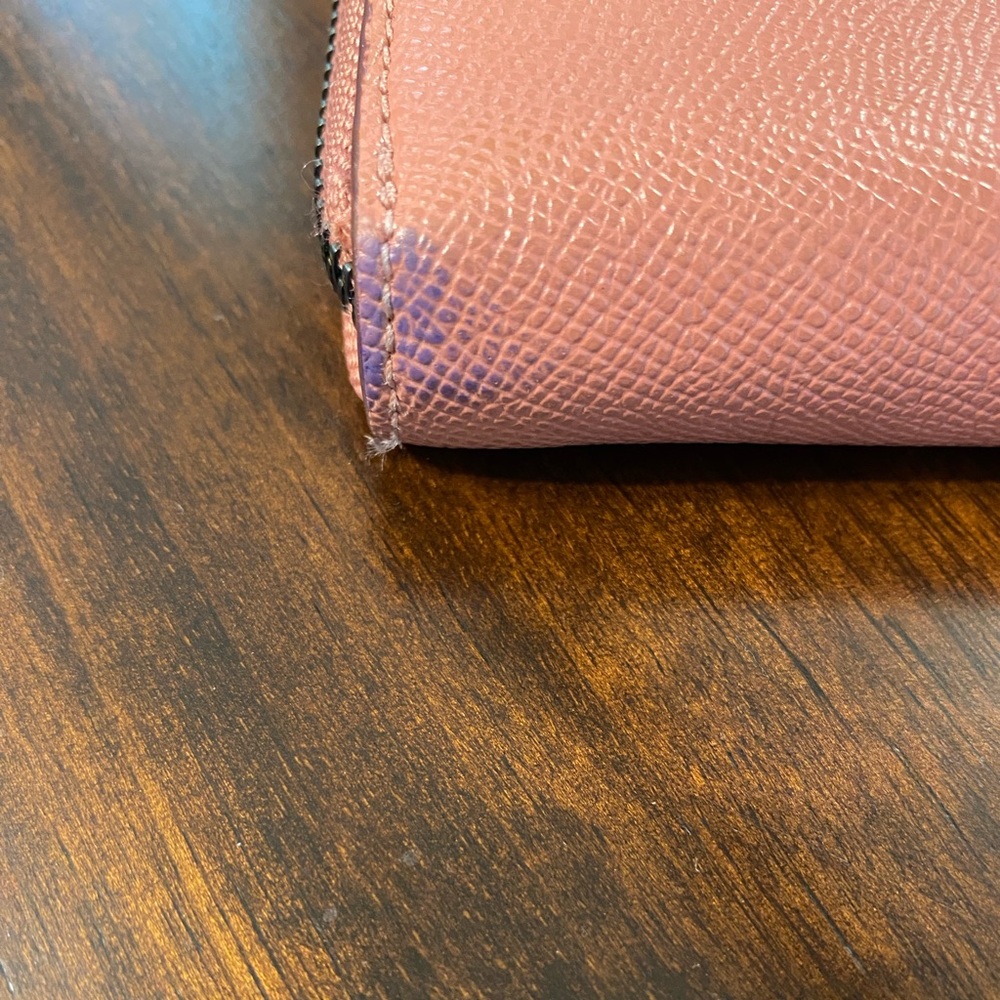 COACH Crossgrain Leather Accordion Zip Wallet - Picture 11 of 16